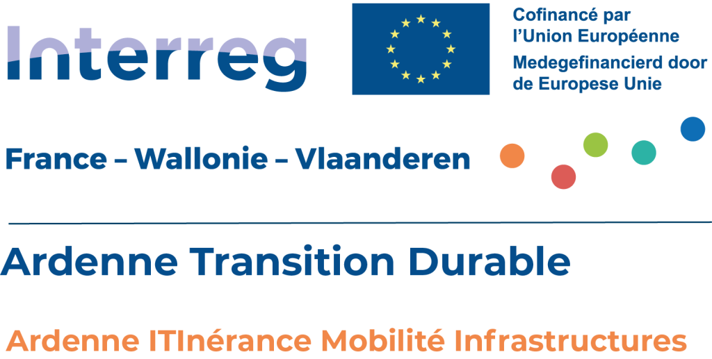 Logo Interreg du projet Ardenne Itinérance mobilité infrastructures