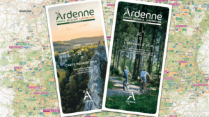 Couvertures de la carte touristique.