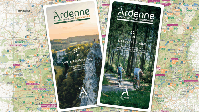 Couvertures de la carte touristique.