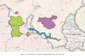 Climat et tourisme, carte des zones étudiées 