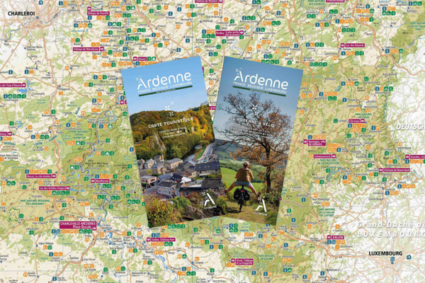 Couvertures des cartes de l'Ardenne.